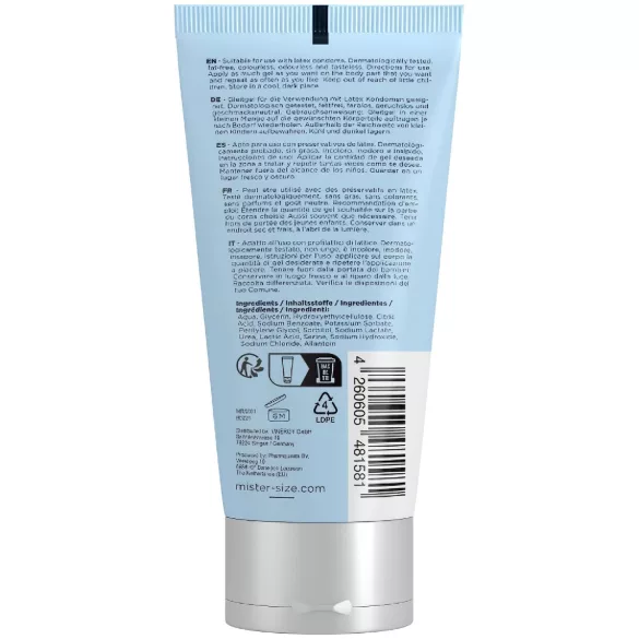 Mister Size Bio - био лубрикант на водна основа (100 ml)