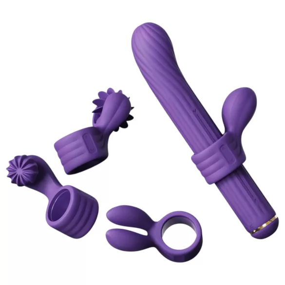 Magic Stick S1 - многофункционален вибратор - лилав