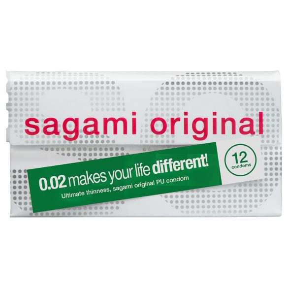 Sagami Original 0,02 - презервативи - ултратънки - 55мм (12бр)