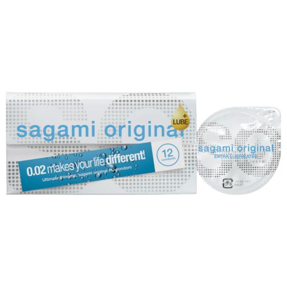 Sagami Original 0.02 - презерватив - ултра тънък, екстра лубрикиран