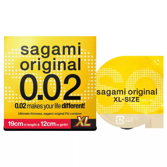 Sagami Original 0.02 XL - презерватив - 61мм - 1 брой