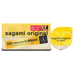   Sagami Original 0.02 XL - презерватив - 61 мм - 6 броя