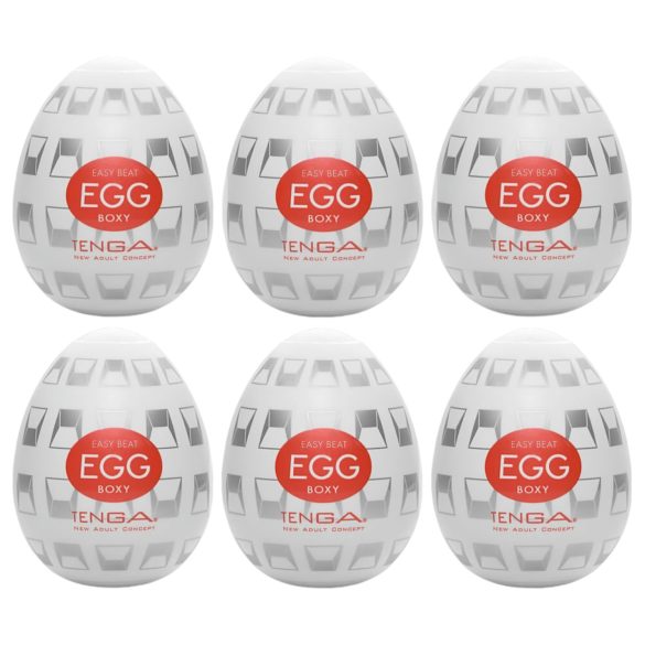 TENGA Egg Boxy - комплект от 6 яйца мастурбатори