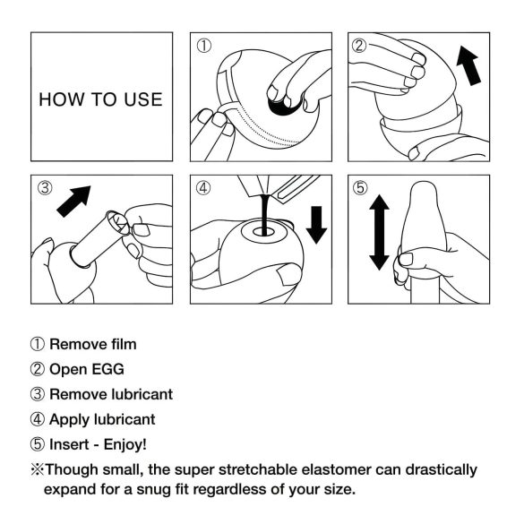 TENGA Egg Sphere - мастурбатор яйце - силикон