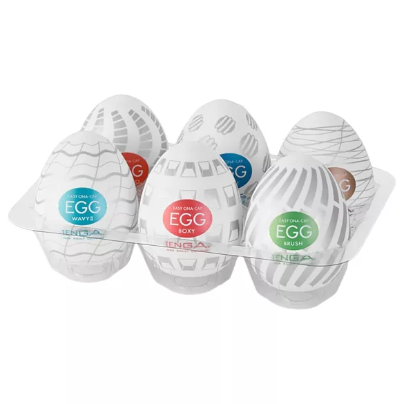 TENGA Egg New Standard - мастурбатор яйце комплект 6 броя