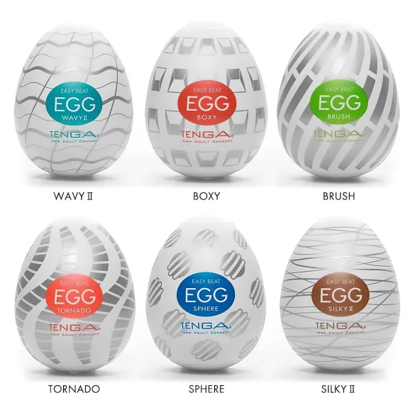 TENGA Egg New Standard - мастурбатор яйце комплект 6 броя