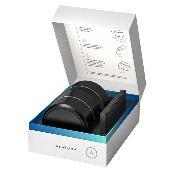 Arcwave Voy - мъжки мастурбатор със стягащ и въртящ ефект - черен