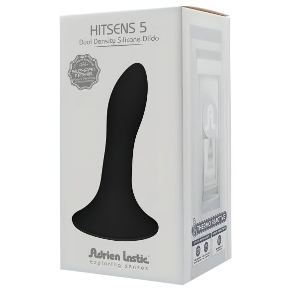 Adrien Lastic Hitsens 5 - Термо-анално дилдо (черно)