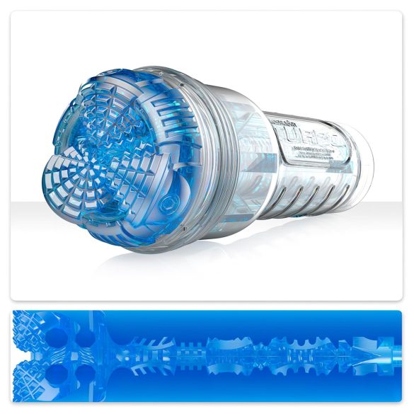 Fleshlight Turbo Core - всмукващ мастурбатор (син)