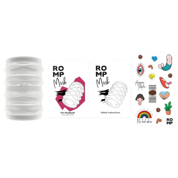 ROMP Mosh - гъвкав мастурбатор за пътуване - прозрачен