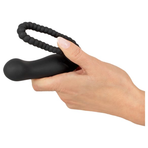 Black Velvets - страп-он дилдо - регулируем - силикон, черен