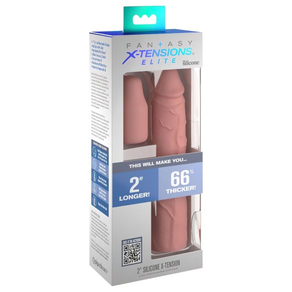 X-TENSION Elite 2 - регулируем пенис ръкав (естествен)
