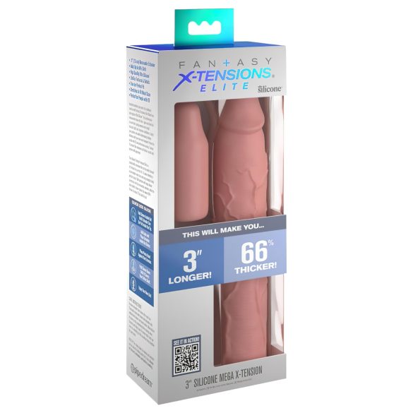 X-TENSION Elite 3 - регулируем пенис удължител (естествен цвят)