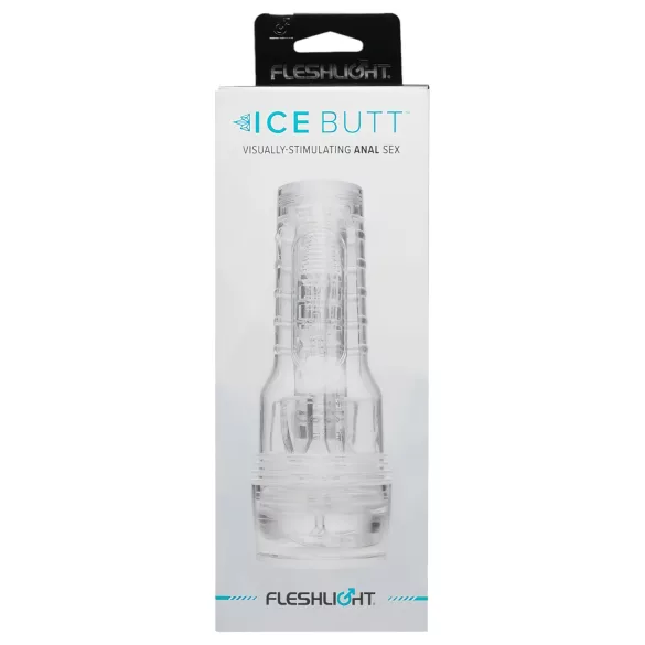 Fleshlight Ice Butt - мъжки мастурбатор дупе - прозрачен