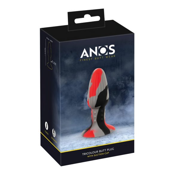 ANOS - цветен силиконов анален плъг