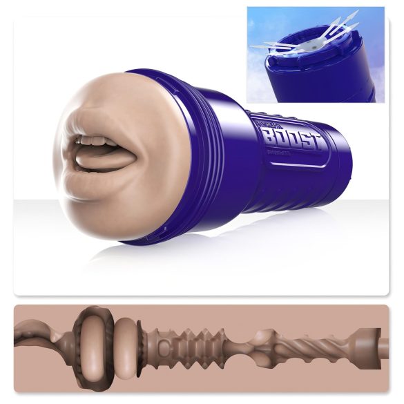 Fleshlight Boost Blow - реалистичен орален мастурбатор (натурален)