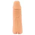 Nature Skin - пенис удължител и мастурбатор вагина - 18см натурален