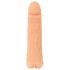 Nature Skin - 2в1 вагина и пенис калъф - 23см (естествен цвят)