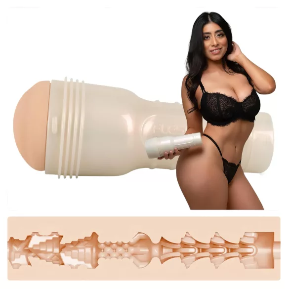 Fleshlight Violet Myers Waifu - реалистична вагина - натурален цвят