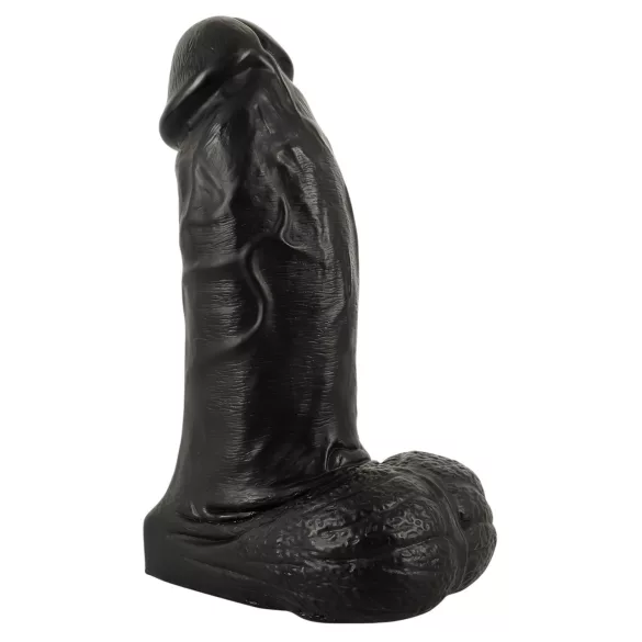 Realistixxx Real Giant - реалистичен дилдо с тестиси - 22 см - черен