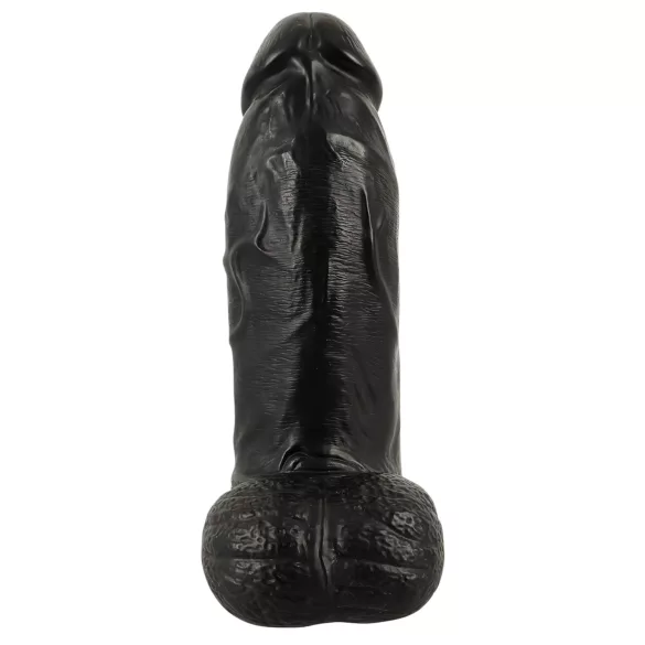 Realistixxx Real Giant - реалистичен дилдо с тестиси - 22 см - черен