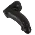 Realistixxx Real Giant - реалистичен дилдо с тестиси - 22 см - черен