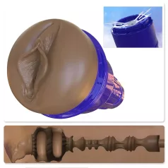   Fleshlight Boost Bang - реалистична изкуствена вагина мастурбатор - кафява
