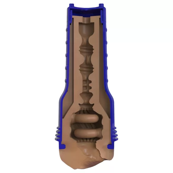 Fleshlight Boost Bang - реалистична изкуствена вагина мастурбатор - кафява