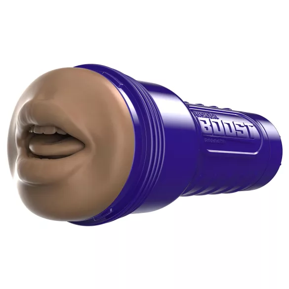 Fleshlight Boost Blow - мастурбатор уста - реалистичен, кафяв