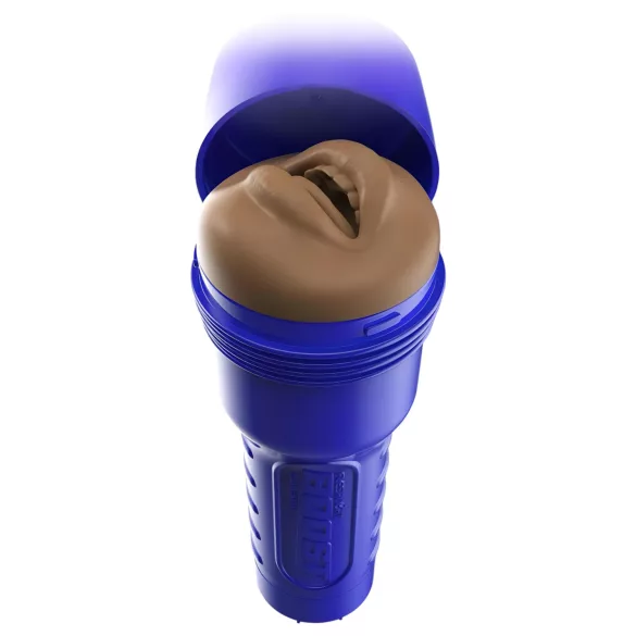 Fleshlight Boost Blow - мастурбатор уста - реалистичен, кафяв