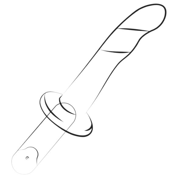 ROMP Dizi - гъвкаво силиконово дилдо - розово-оранжево