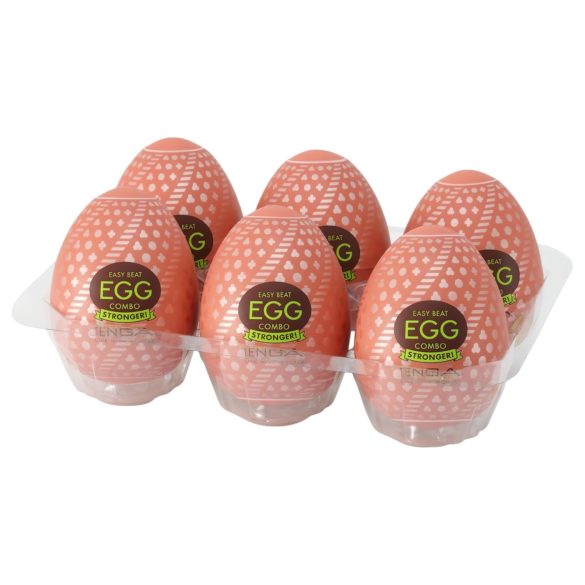TENGA Egg Combo Stronger - яйце мастурбатор комплект 6 броя
