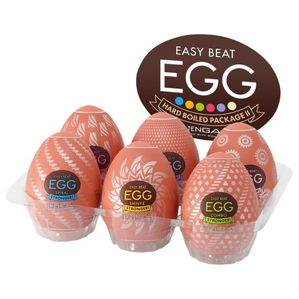 TENGA - Комплект по-силни яйца за мастурбация - 6 бр.