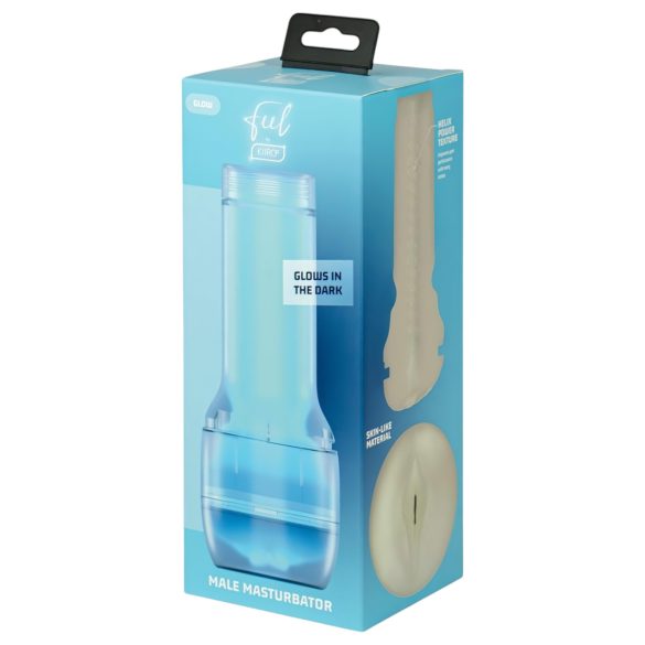 Kiiroo Feel Glow - светеща вагина - съвместима с PowerBlow (бяла)