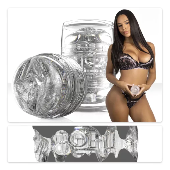 Fleshlight Quickshot Autumn Falls - пътнически мастурбатор (прозрачен)