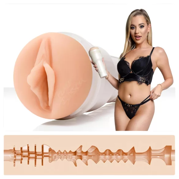 Fleshlight Blake Blossom Bombshell - реалистична вагина - телесен цвят