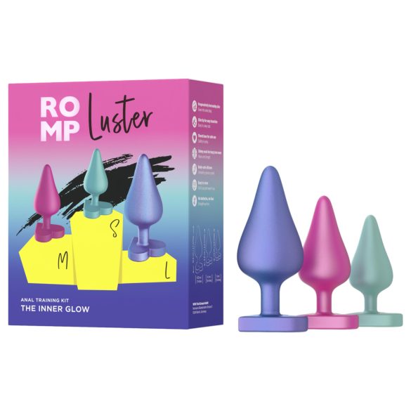 ROMP Luster - Комплект за анално обучение (3 бр.)