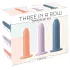 You2Toys - Three in a Row - тренировъчен комплект дилда - 3 бр. (цветен)