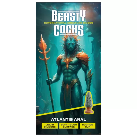 Beasty Cocks Atlantis - анален плъг - зелен