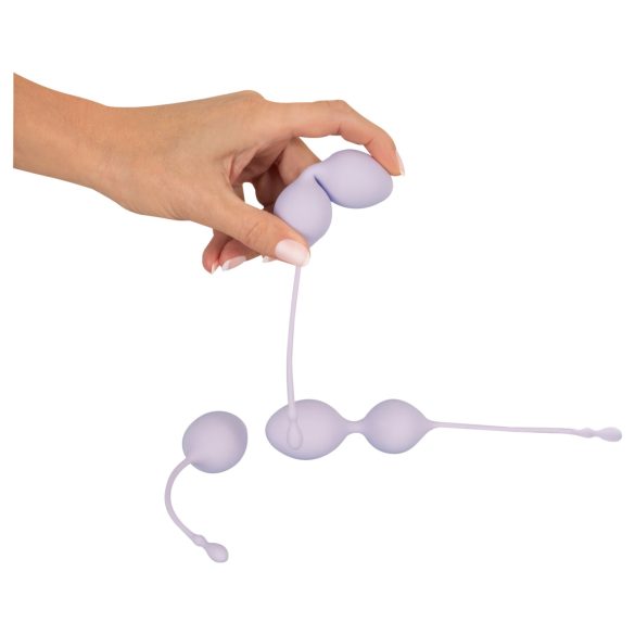 Beau Coeur Elorin - вагинални топчета - тренировъчен сет 3 части лилав