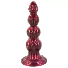   Beasty Cocks - Дилдо „Върколакът Уили“ с вендуза - бордо (21 см)