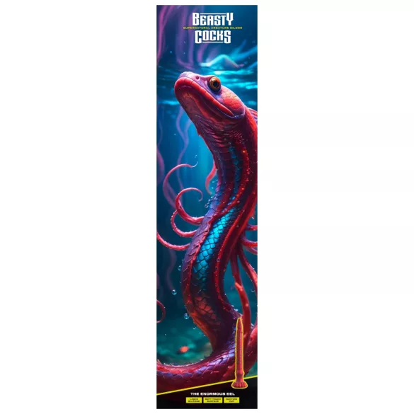 Beasty Cocks The Enormous Eel - гигантско дилдо змиорка (червено)