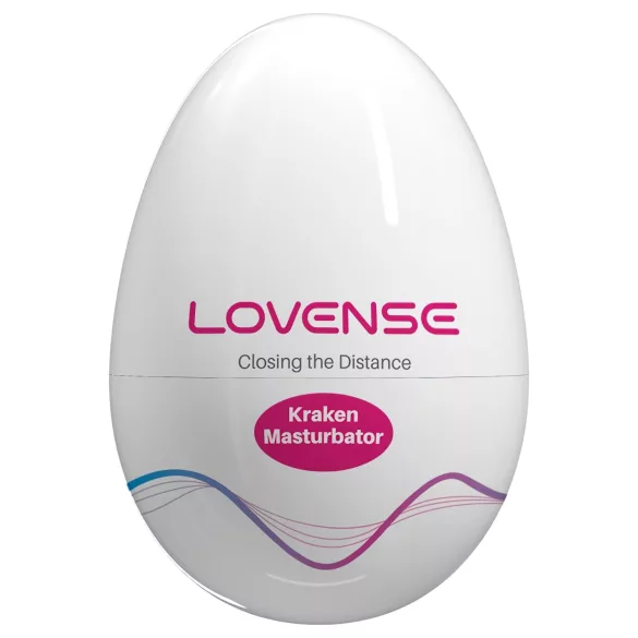 LOVENSE Kraken - мастурбиращо яйце - 1 бр (бяло)