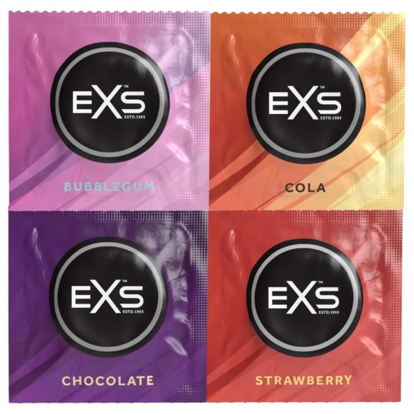 EXS Смесени - презервативи с разнообразни вкусове (12 бр.)