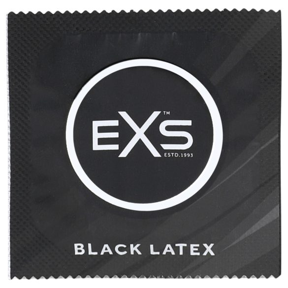 EXS Black - латексов презерватив - черен - 100 броя