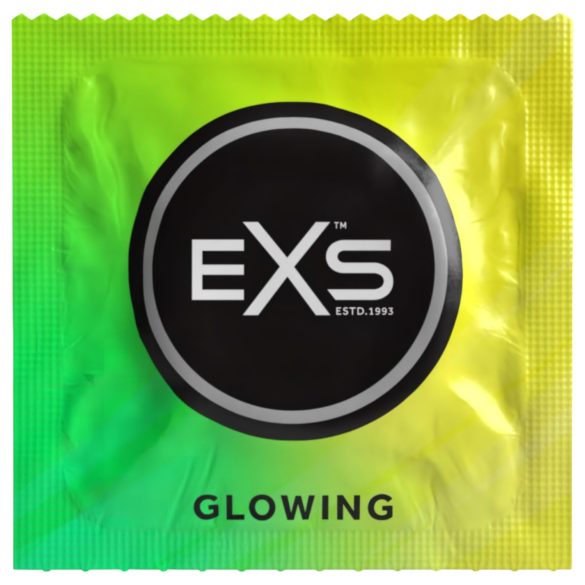 EXS Glow - светещ презерватив (3 бр.)