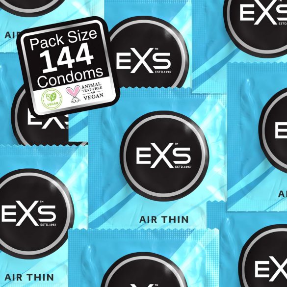 EXS Air Thin - ултратънък латексов презерватив (144 бр.)