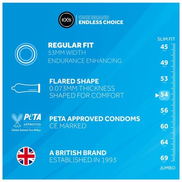 EXS - презерватив за задържане - латекс - 12 броя