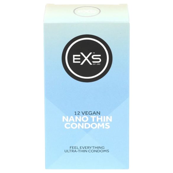 EXS - ултра тънки презервативи - Nano Thin - 12 броя