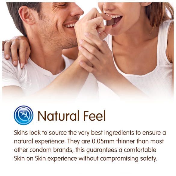 Skins - презерватив с шоколадов вкус - 4 броя